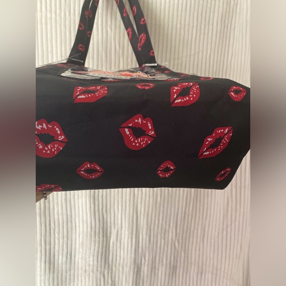 Betty Boop Clear Tote with Red and Black Accents - Picture 6 of 11